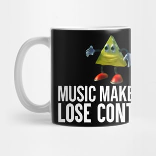 Dancing Triangle Meme: Music Make You Lose Control Mug